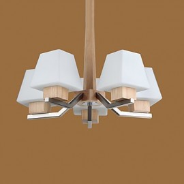 Caractéristique galvanisée moderne/contemporaine pour LED bois/bambou salon chambre salle à manger cuisine salle d'étude/lustre de bureau