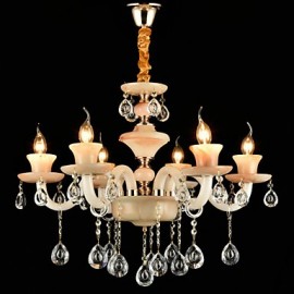 Caractéristique galvanisée traditionnelle/classique pour cristal de style mini en métal, salon, chambre à coucher, salle à manger, salle d'étude/lustre de bureau.