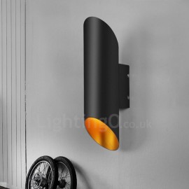 Ampoule LED moderne/contemporaine incluse, appliques murales encastrées en alliage d'aluminium