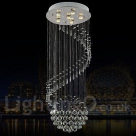 lumières plafond moderne à LEDs en cristal pendentif lumière lustres d'intérieur maison suspendue lampes d'éclairage luminaires