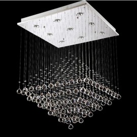 lumières LED moderne K9 cristal plafond suspension lustres d'intérieur maison suspendus lampes luminaires