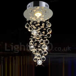 lumière moderne LED K9 cristal plafond suspension lustres d'intérieur maison suspendus lampes luminaires