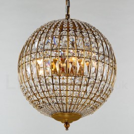 Globe moderne LED K9 cristal plafond suspension lustres d'intérieur maison suspendus lampes d'éclairage luminaires