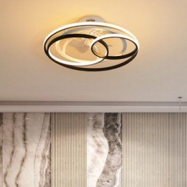 Plafonniers modernes Cercle Anneaux Ventilateur de plafond design