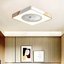 Le ventilateur de plafond moderne allume le plafonnier simple de plafonnier