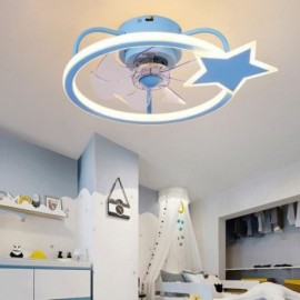 Lampe de plafond créative avec ventilateur de plafond, luminaire décoratif d'intérieur, idéal pour une chambre d'enfant