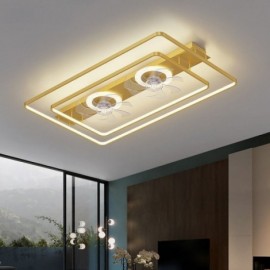 Ventilateur de plafond encastré moderne avec télécommande