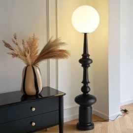 Lampadaire en résine, abat-jour moderne et minimaliste, lampe sur pied moléculaire