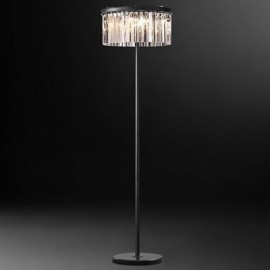 Lampadaire en cristal au design élégant, 4 lumières