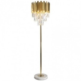 Lampe sur pied décorative en cristal de luxe, lumière nordique, 40x160cm