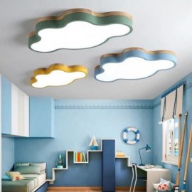 Plafonnier en forme de nuage acrylique moderne et créatif à montage encastré pour enfants de la maternelle