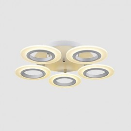 Nouveau Cercle acrylique moderne 45 W pendentif LED lumière