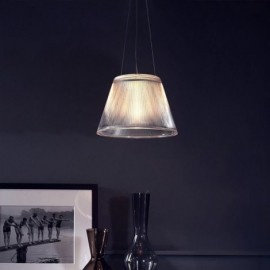 Lampe à suspension en verre, plafonnier simple et moderne