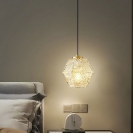 Lampe suspendue moderne en verre, éclairage domestique, lampe suspendue créative