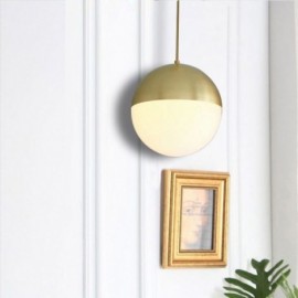 Lampe suspendue boule de verre moderne, idées d'îlot de cuisine