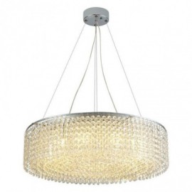 Lustre en cristal moderne, plafonnier décoratif de luxe européen avec 12 lumières