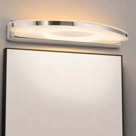 Miroir moderne allumant l'applique murale de 12W allumant l'acier inoxydable de salle de bains