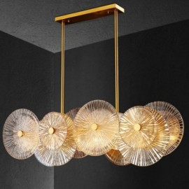 Lustre moderne en forme de disque d'étincelle, lampe à suspension en verre, feu d'artifice, éclairage de décoration pour la maison