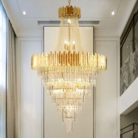 Magnifique luminaire suspendu en cristal pour plafond