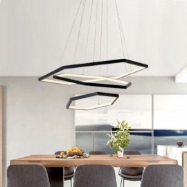 Lampe suspendue hexagonale moderne