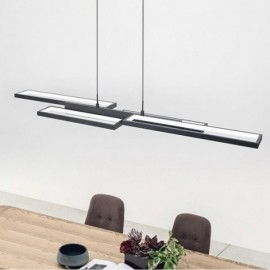 Luminaire suspendu moderne, plafonnier horizontal