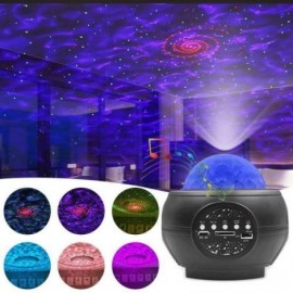 Lampe de projection de ciel étoilé, veilleuse, haut-parleur Bluetooth