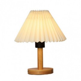 Lampe de chevet moderne Texture bois lampe de chevet Vintage lampe de lecture