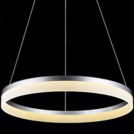 Lampe suspendue LED ronde en acrylique moderne, éclairage luxueux à anneau unique, luminaire de plafond, D100CM