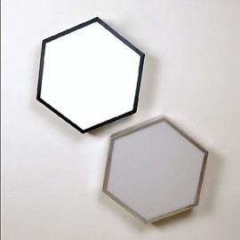 220V 30CM 10-15 reative Led nid d'abeille chambre absorber dôme lumière géométrie hexagonale lumières lampe à LED