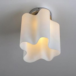 E27 220 V 20*22 CM 10-15 ingle lampes frontales et lanternes couloir nuages de verre absorber dôme lumière pendentif lumières LED