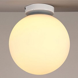 E27 220 V 15 CM personnalité contractée et contemporaine boule blanche dôme en verre lumière Led