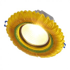 Plafonnier Led européen de salon, 1 watt, diamètre du trou 6-7cm, rétro méditerranéen