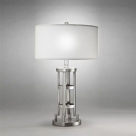 Lampe de table moderne E27 60W de forme cylindrique