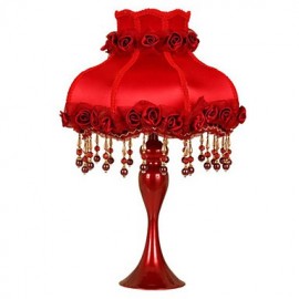 Grande lampe de bureau rouge pour salle de mariage