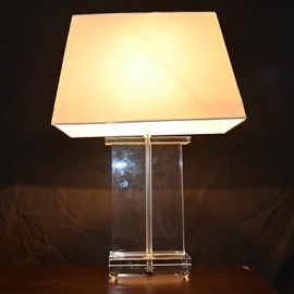 Lampe de table artistique 60 W avec support en cristal fantastique