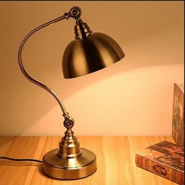 Lampe américaine en cuivre antique