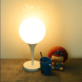 Lampe de bureau en verre de chevet de chambre à coucher de mode