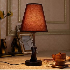 Lampes de bureau Protection des yeux Traditionnel/Classique Bois/Bambou