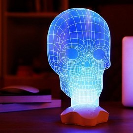 25*10*10CM acrylique Transparent 3 D plaques lumineuses lumineuses lampe de bureau lumière Led